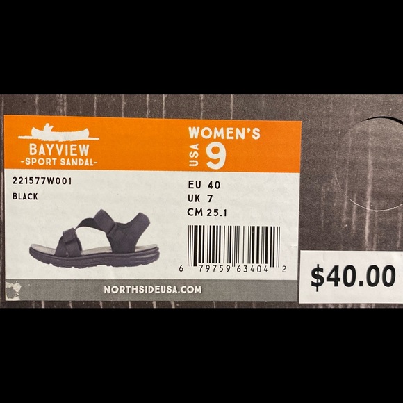 NORTHSIDE WOMEN’S VELCRO STRAP ATHLETIC SANDALS - Picture 7 of 7